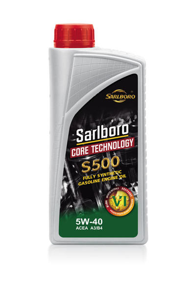 SARLBORO CORE TECHNOLOGY S500 5w40 fully synthetic gasoline engine oil 1L package
