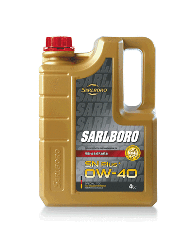 Sarlboro brand ,SUPPRESS LSPI, SN PLUS+ 0W40 4L packed,fully synthetic engine oil