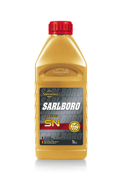 SARLBORO SN fylly synthetic gasoline engine oil 10w40 1L, used for high mileage vehicles