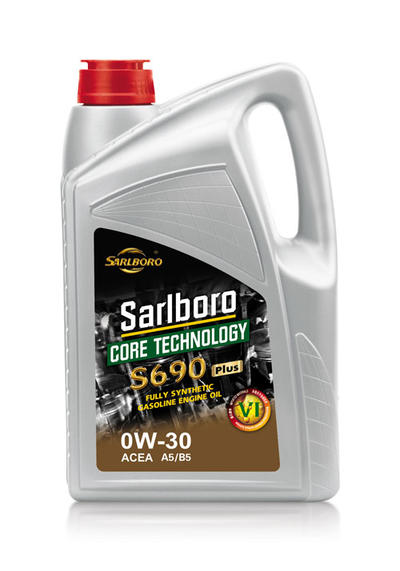 Sarlboro changed package, core technology, S690 0W30  A3/B4 SN PLUS 4L gasoline engine oil