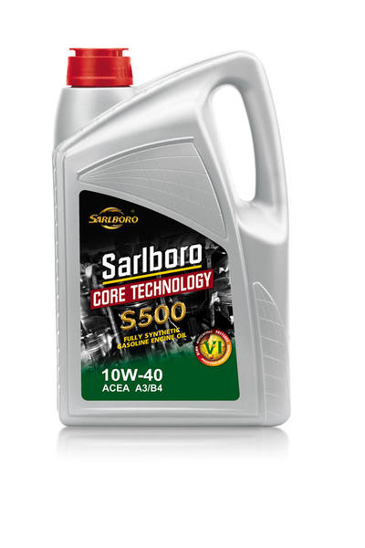 Sarlboro brand, core technology S500 10W40 A3/B4 gasoline engine oil