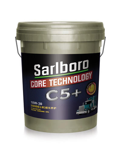 SARLBORO C5+ fully synthetic 60000km super long protection, E9 CK-4 SAE 10W30 18L packed motor engine oil