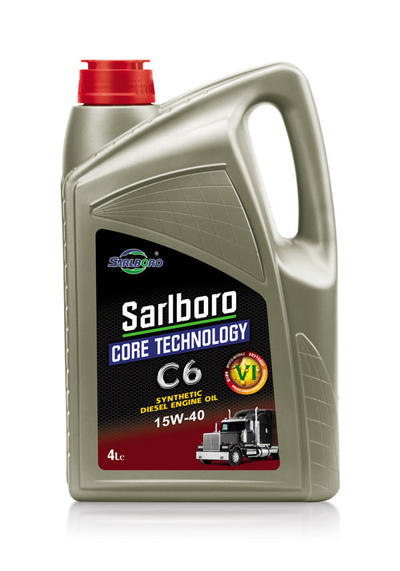 SARLBORO HOT SALES PRODUCT, C6 FULLY SYNTHETIC  (E7 CJ-4) SAE 15W40 diesel engine oil